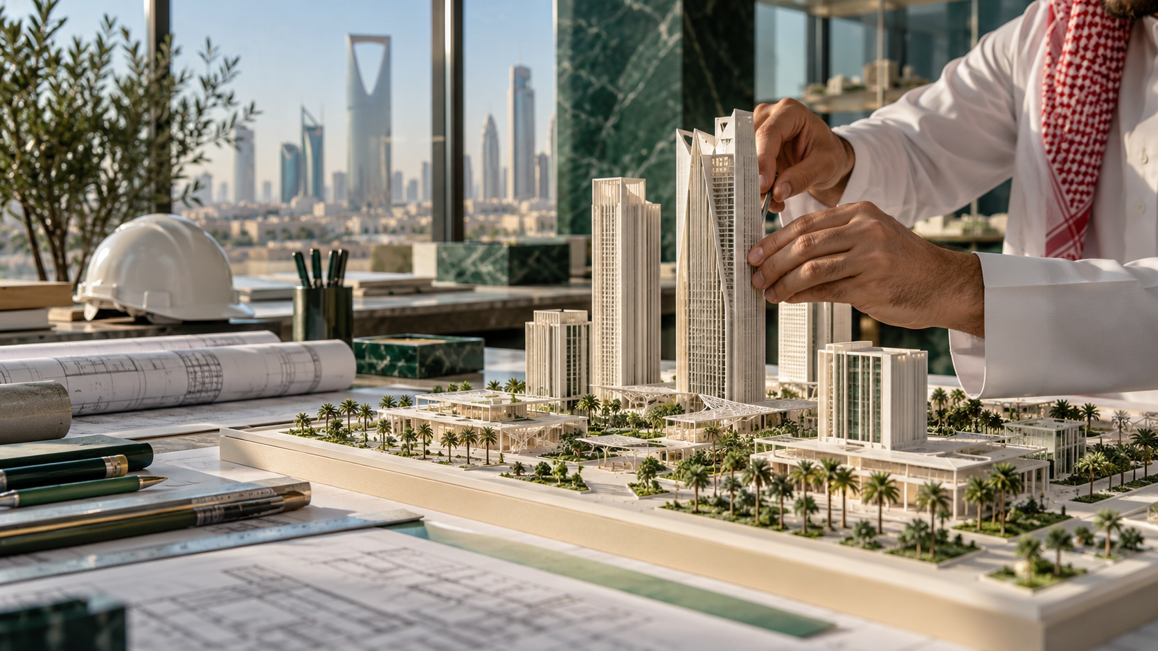 تصميم معماري ونموذج هندسي